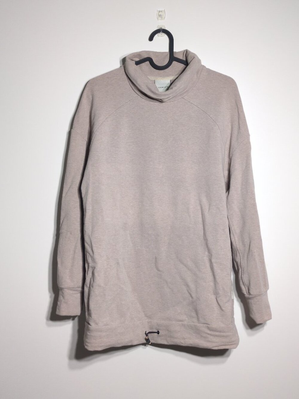 Varley Morrison Sweatshirt Size XS Oversized Mauve High Neck Lagenlook Granola
